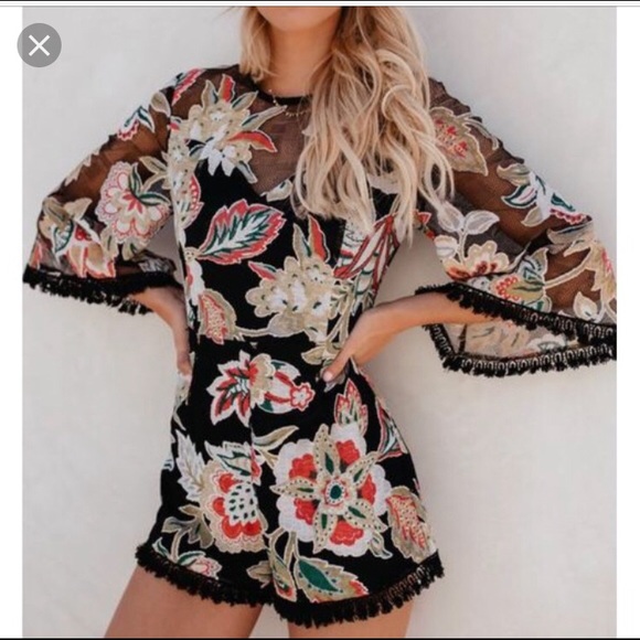 entro Pants - Vici floral Romper